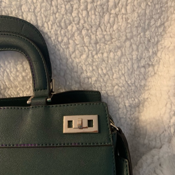 Guess Katey Satchel - Dark Green - Picture 2 of 8